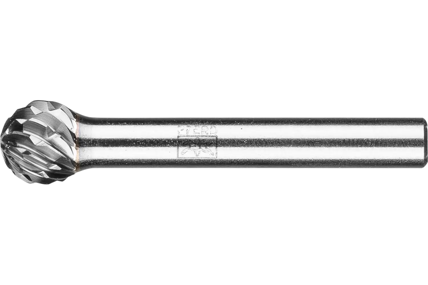 Picture of Pferd Carbide Bur SD-3 Ball Shape OMNI Double Cut 3/8" x 5/16" x 1/4" Shank